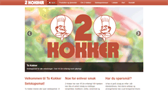 Desktop Screenshot of 2kokker.no